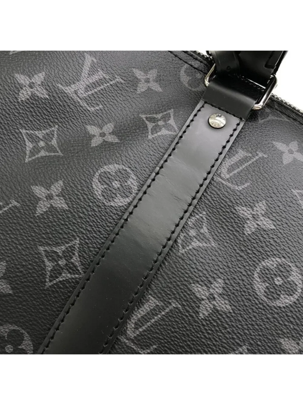 Louis Vuitton Monogram Eclipse Keepall Bandouliere 45 Boston
